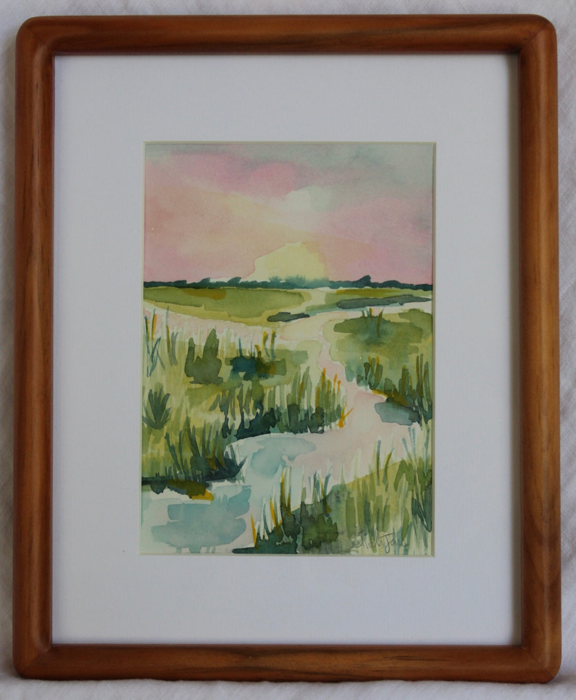 "Cotton Candy Skies on the Marsh"