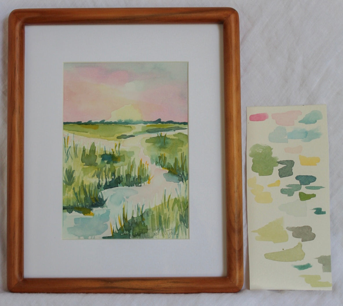 "Cotton Candy Skies on the Marsh"